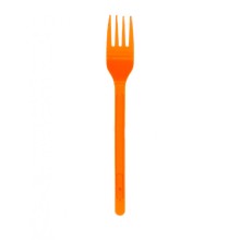 FORCHETTA  PLASTICA  ARANCIO  PZ.15