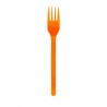 FORCHETTA  PLASTICA  ARANCIO  PZ.15