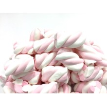 ESTRUSO TRECCIA BIANCO/ROSA KG.1