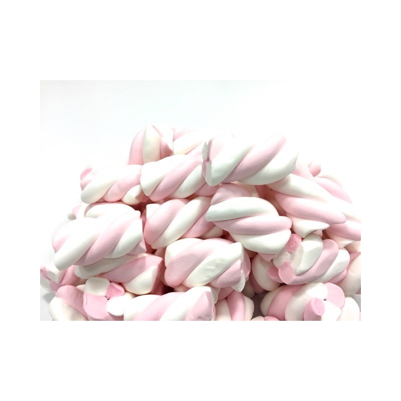 ESTRUSO TRECCIA BIANCO/ROSA KG.1