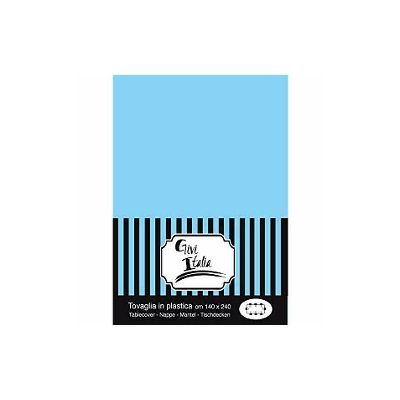 TOVAGLIA PVC CM.140X240 AZZURRO