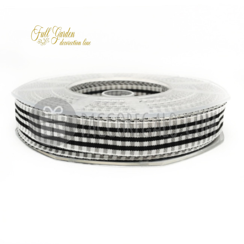 NASTRO VICHY MM10X20MT BLACK