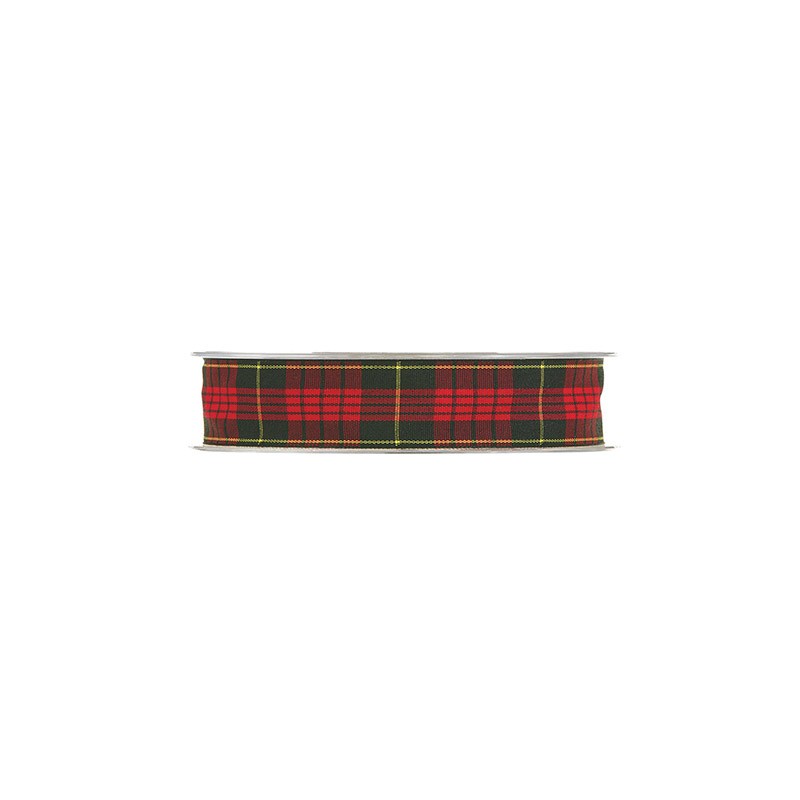 NASTRO TARTAN MM 12X20MT BLACK RED