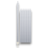 CF.10 CANDELINE STELO ARGENTO  CM 15.5