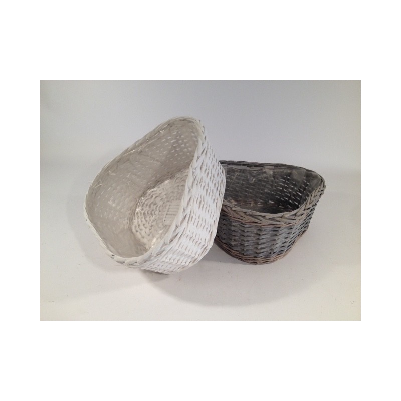 CESTO 3/VASI GRIGIO 34X34 H15 B.28X28