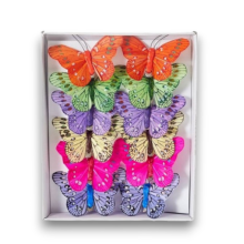 FARFALLE ASS, COLORATE 6CM PZ 24