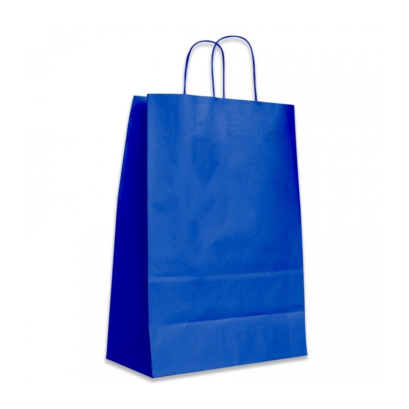 BUSTA CARTA BLU ELETTRICO M.RITORTO BASE 27