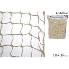 RETE  PESCATORE 120X250CM BIANCA