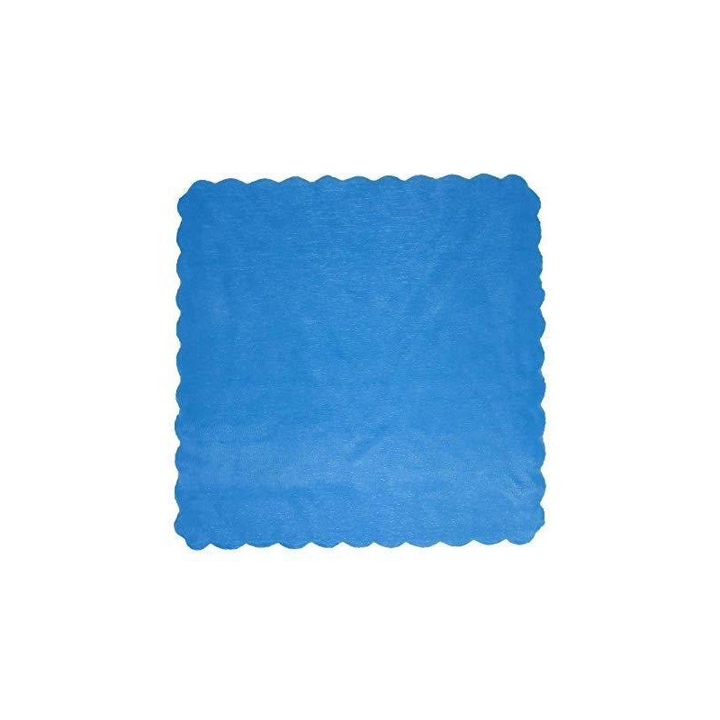 VELO ORGANZA SMERLATO QUADRO CM.23 100PZ CELESTE