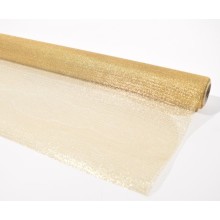 BOBINA ORGANZA LAMINATA MM530X9M ORO