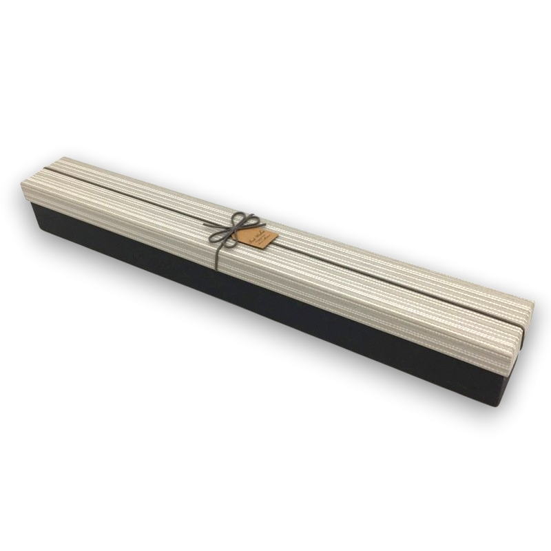 RETTANG.LUNGA BASE NERA COPERCHIO GRIGIO 65X8 H8