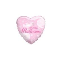 PALLONCINO 18 MYLAR IL MIO BATTESIMO ROSA