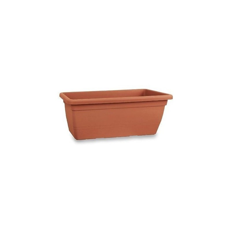 FIORIERA RETT. ANTHEA 80 CM TERRACOTTA