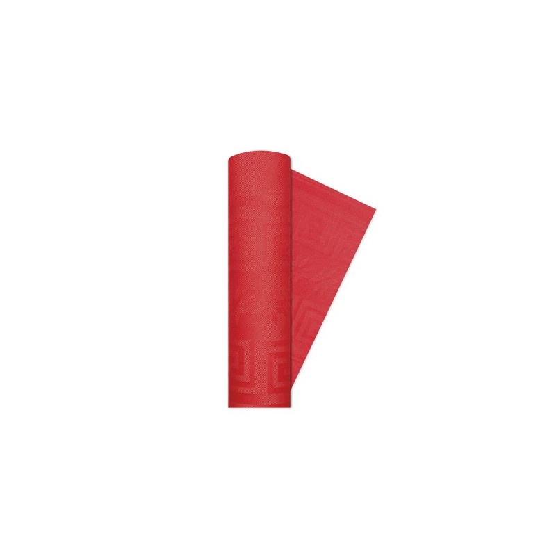TOVAGLIA ROTOLO GOFFRATO 1.18X7MT ROSSO