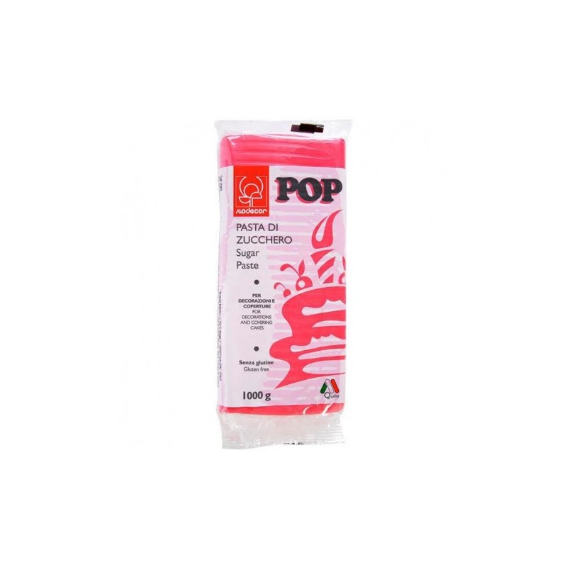 PASTA DI ZUCCHERO 1KG POP FUXIA
