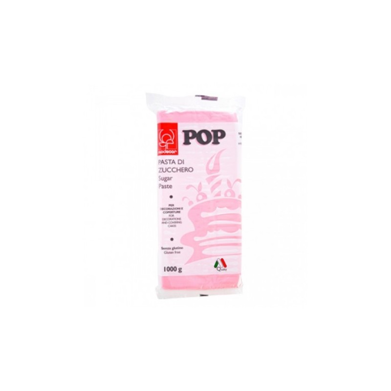 PASTA DI ZUCCHERO 1KG POP ROSA CONFETTO