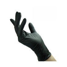 GUANTI  NITRILE NERO 100PZ LARGE