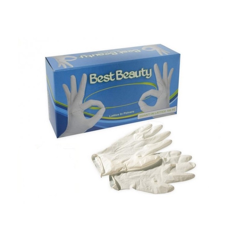 GUANTI IN LATTICE MISURA MEDIUM 100PZ