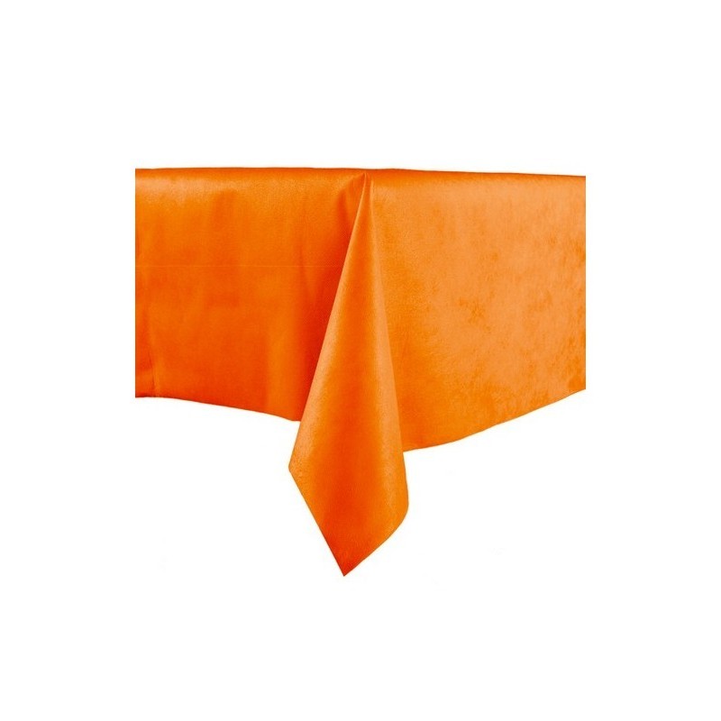 TOVAGLIE PIEGATE 100X100CM TNT ARANCIO PZ 25