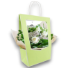 SAC. MEDALLION  MEDIUM 14X23X38 CM LIGHT GREEN 5PZ