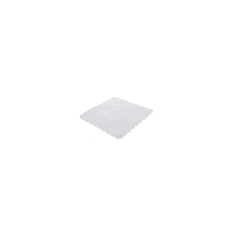 VELO ORGANZA SMERLATO QUADRO CM.23 100PZ BIANCO