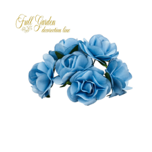 ROSELLINA DI CARTA CELESTE D. 4,5 PZ 6