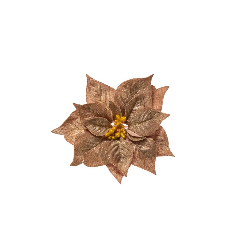 PICK POINSETTIA GLAMOUR IN PVC BOX Ø CM.21  MAUVE