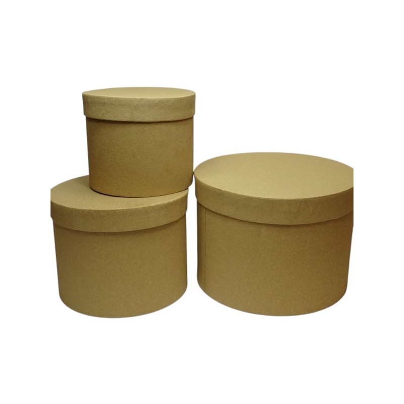 3 BOXES CMØ19XH14,5 CMØ17XH13 CMØ14,7XH11 NATURAL