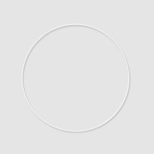 CERCHIO IN FILO METALLICO Ø 25 CM X 3,2 MM PZ 10