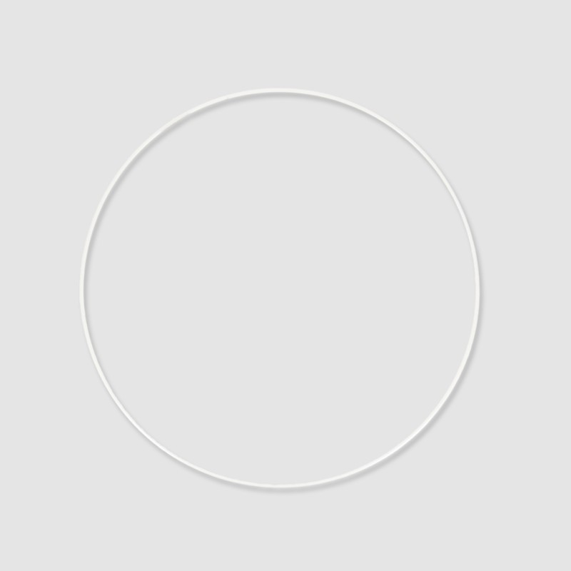 CERCHIO IN FILO METALLICO Ø 25 CM X 3,2 MM PZ 10