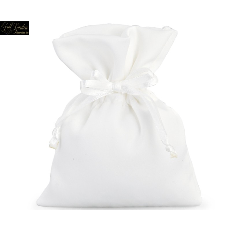 BUSTINA MATT SATIN  CM 8XH10  WHITE PZ 10