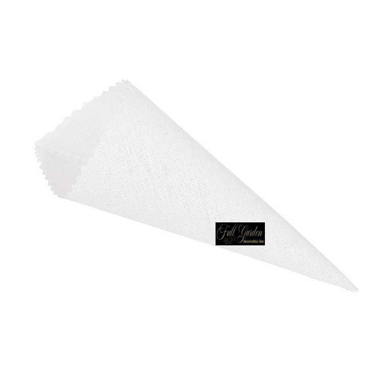 CONO COTONE SEMPLICE CMD. 6X18 WHITE PZ 10