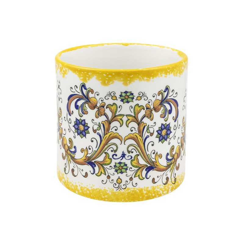 CILINDRO CERAMICA MAIOLICA  GIALLO H170 D260