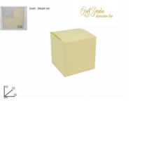 SCATOLA NEUTRA PER BOMBONIERA 12X12X12 CM