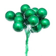 BOX 144 MINI SFERE VETRO GRN