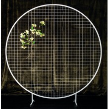 CERCHIO D 120 BIANCO C/GRIGLIA