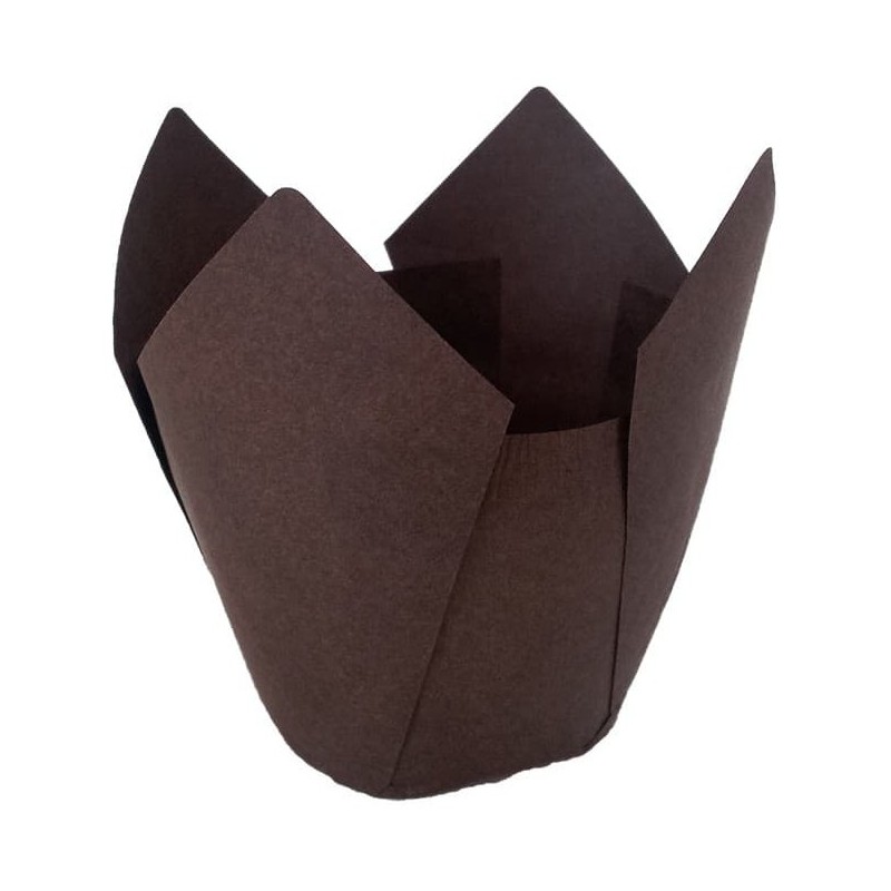 PIROTTINI MUFFIN TULIP CUPMARRONE 20PZ DIAM.5