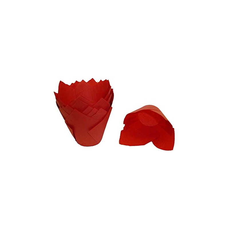 PIROTTINI MUFFIN TULIP CUP ROSSO 20PZ DIAM.5