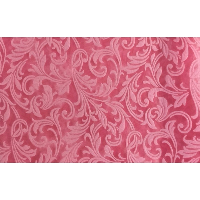 BOBINA NT GOFFRATO 75X10 YARD ROSA ANTICO