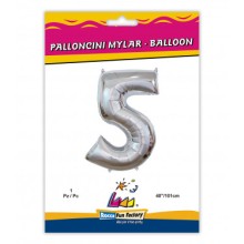 MYLAR  ARGENTO N.5CM.102