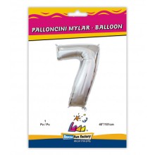 MYLAR  ARGENTO N.7 CM.102