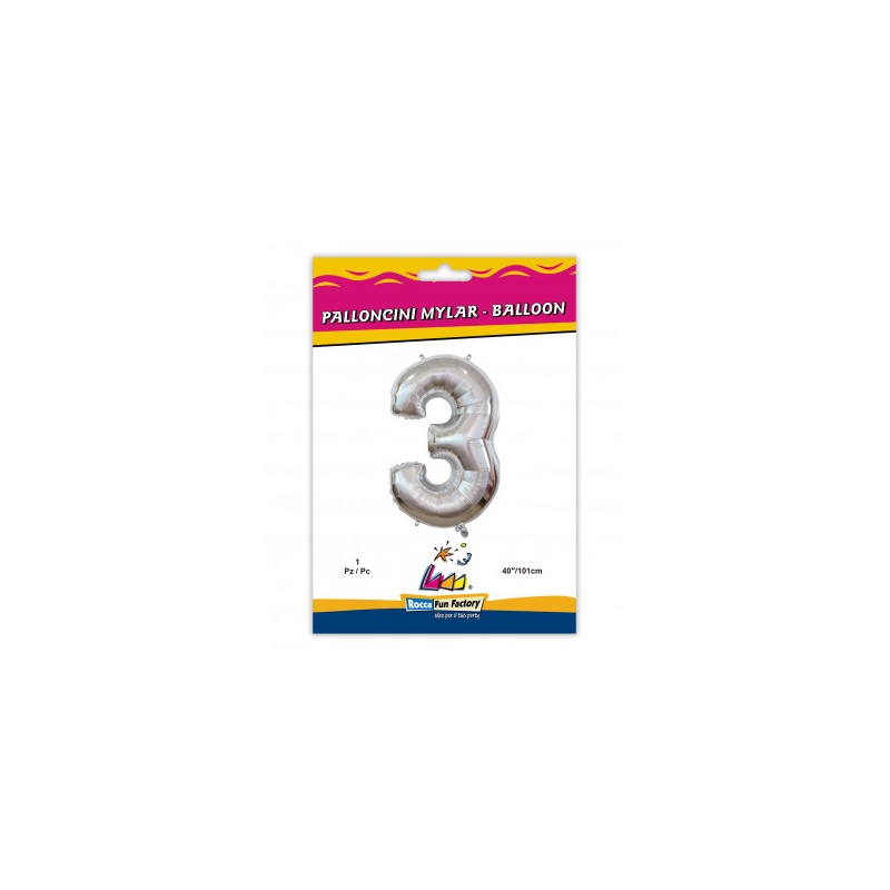 MYLAR  ARGENTO N.3 CM.102