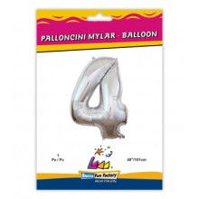 MYLAR  ARGENTO N.4 CM.102