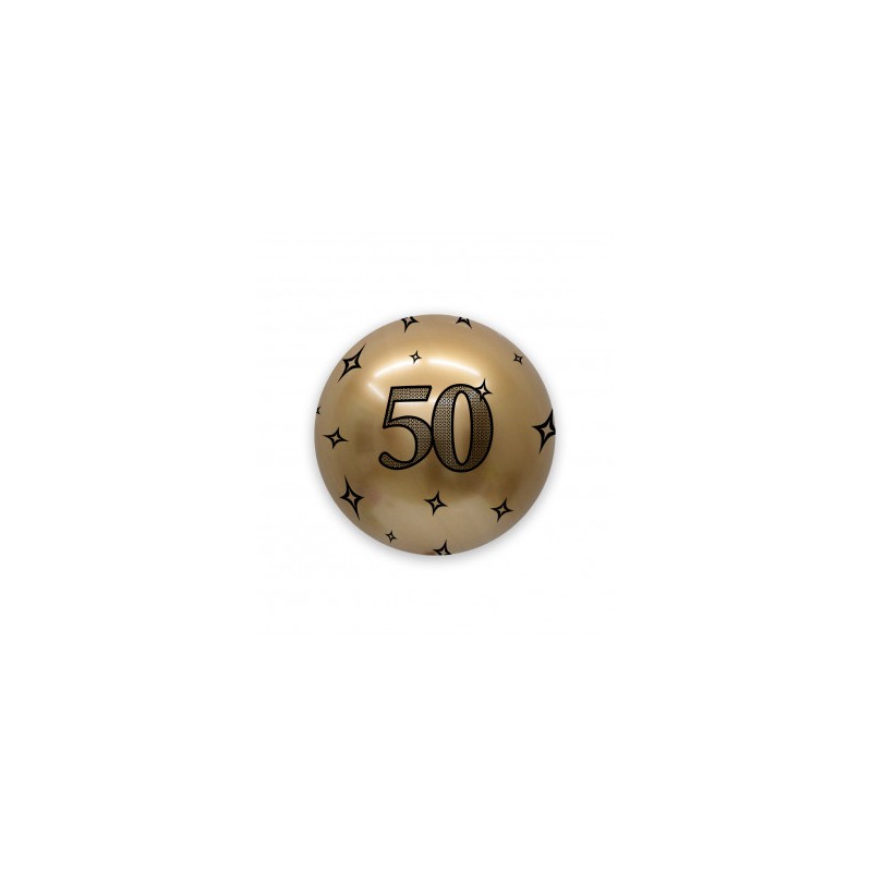 B-LOON DECO CHROME 24 ORO STAMPA 50 NERO