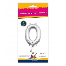 MYLAR ARGENTO N.0  14-35CM CON VALVOLA
