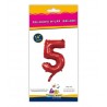 MYLAR ROSSO N.5 14-35CM CON VALVOLA