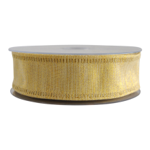 NASTRO CANVAS LAME ORO MM40 X 140 MT