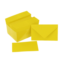 BIGLIETTI E BUSTE FT.4 GIALLO 100PZ