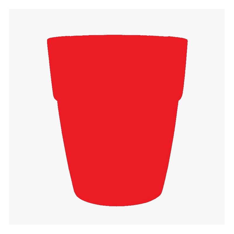 VASO SAINT-TROPEZ ROSSO16X15