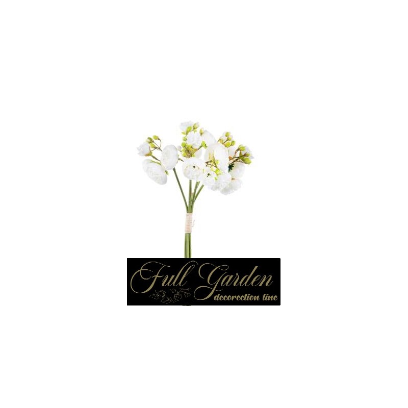 BOUQUET MINI PEONIE C.38 WHITE